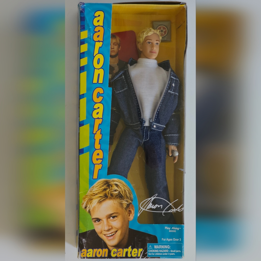 Aaron Carter Fashion Doll by Play Along 2001 New In Box